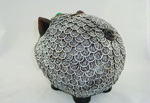 树脂工艺品 动物造型家居摆设 福钱猪存钱罐 金钱猪摆件价格 厂家 图片