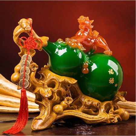 普润大号招财辟邪玉貔貅 凝聚祥瑞的树脂工艺精品